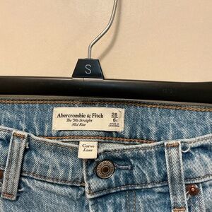 Abercrombie & Fitch Light Blue Straight Leg Jeans